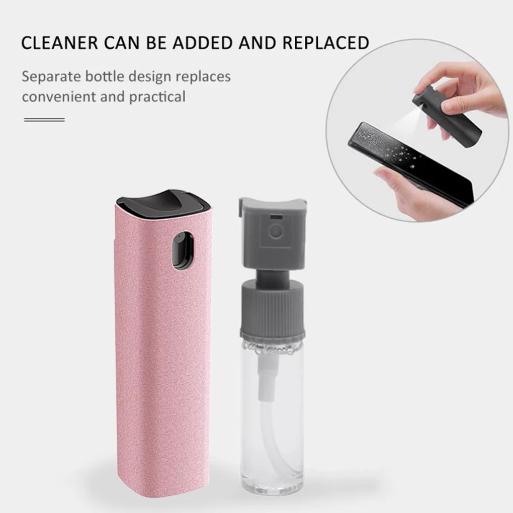Portable Tablet Mobile PC Screen Cleaner Microfiber Cloth Set Cleaning Artifact Storage 2 In 1 Phone Screen Cleaner Spray
Portable Tablet Mobile PC Screen Cleaner Microfiber Cloth Set Cleaning Artifact Storage 2 In 1 Phone Screen Cleaner Spray