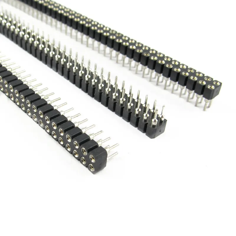 5pcs/lot 2.54MM round hole double row female 2*40P pin header
5pcs/lot 2.54MM round hole double row female 2*40P pin header