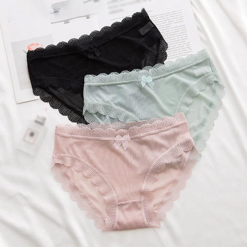 Women Lace Panty Sexy Panties Seamless Soild Color Briefs Lingerie Ladies Bow Soft Breathable Underpants KJUIO1
Women Lace Panty Sexy Panties Seamless Soild Color Briefs Lingerie Ladies Bow Soft Breathable Underpants KJUIO1