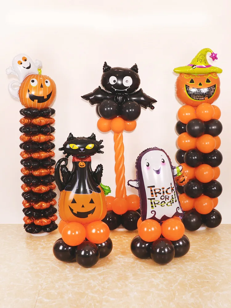 Halloween Balloons Column Black Bat Party Balloon Guide Tower Kit Ghost Trick Latex Reusable Party Supplies Decoration
Halloween Balloons Column Black Bat Party Balloon Guide Tower Kit Ghost Trick Latex Reusable Party Supplies Decoration