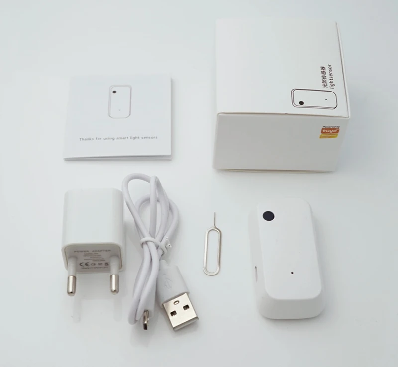 WIFI Wireless light sensor Automatic intelligent operation Brightness detectionAl linkage execution Tuya APP Control Smarthome
WIFI Wireless light sensor Automatic intelligent operation Brightness detectionAl linkage execution Tuya APP Control Smarthome