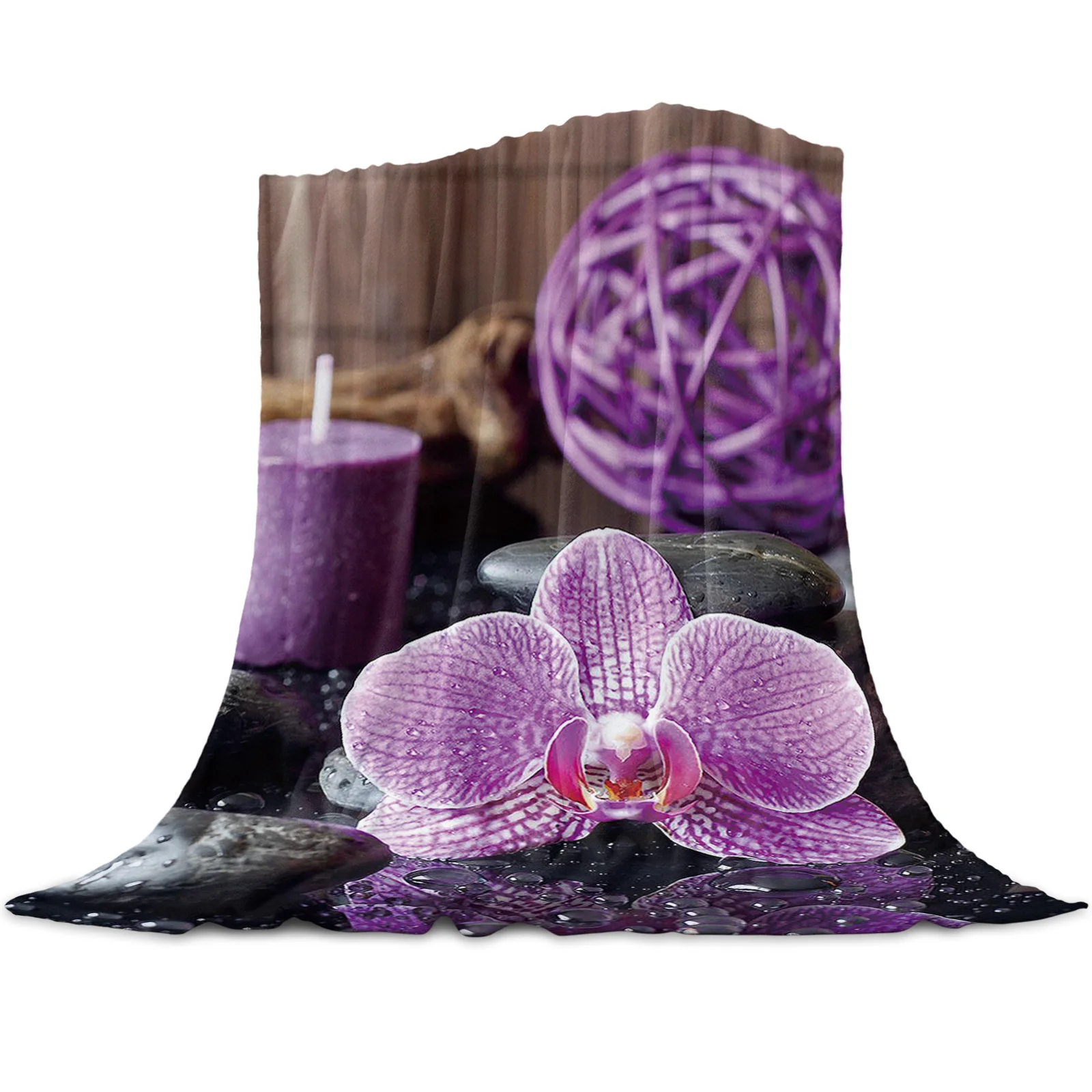 Zen Stone Purple Orchid Calm Candle Printed Fleece Blanket Bed Throw Soft Bedspread Sheets Sofa Gift Customized Blankets
Zen Stone Purple Orchid Calm Candle Printed Fleece Blanket Bed Throw Soft Bedspread Sheets Sofa Gift Customized Blankets