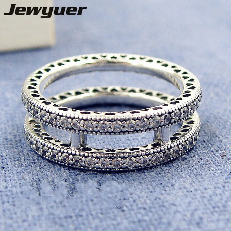 2017 Autumn Double Hearts Ring 925 sterling silver wedding Rings for women men anillos fine jewelry Memnon Memnon RIP0135 
2017 Autumn Double Hearts Ring 925 sterling silver wedding Rings for women men anillos fine jewelry Memnon Memnon RIP0135