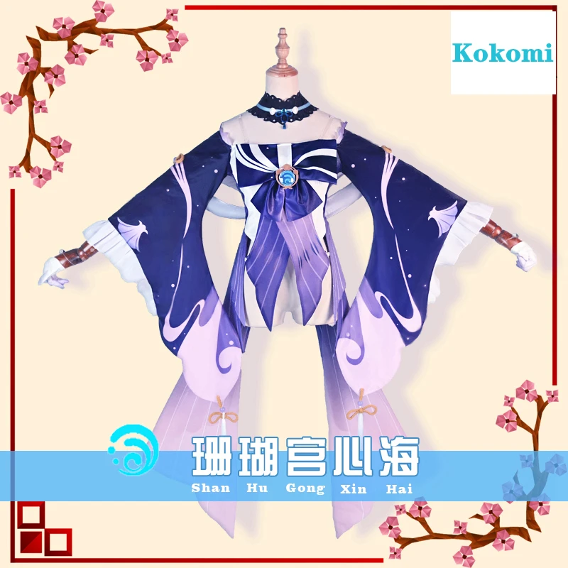 Sangonomiya Kokomi Cosplay Dress Game Genshin Imapct Costumes Anime Girl Maid Clothes Lolita Jumpsuit Gloves Bracelet Streamer
Sangonomiya Kokomi Cosplay Dress Game Genshin Imapct Costumes Anime Girl Maid Clothes Lolita Jumpsuit Gloves Bracelet Streamer