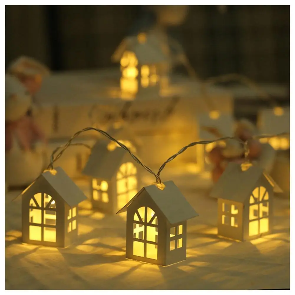 1.5M 10pcs LED Christmas Tree House Style Fairy Light Led String Wedding Natal Garland New Year Christmas Decorations For Home
1.5M 10pcs LED Christmas Tree House Style Fairy Light Led String Wedding Natal Garland New Year Christmas Decorations For Home