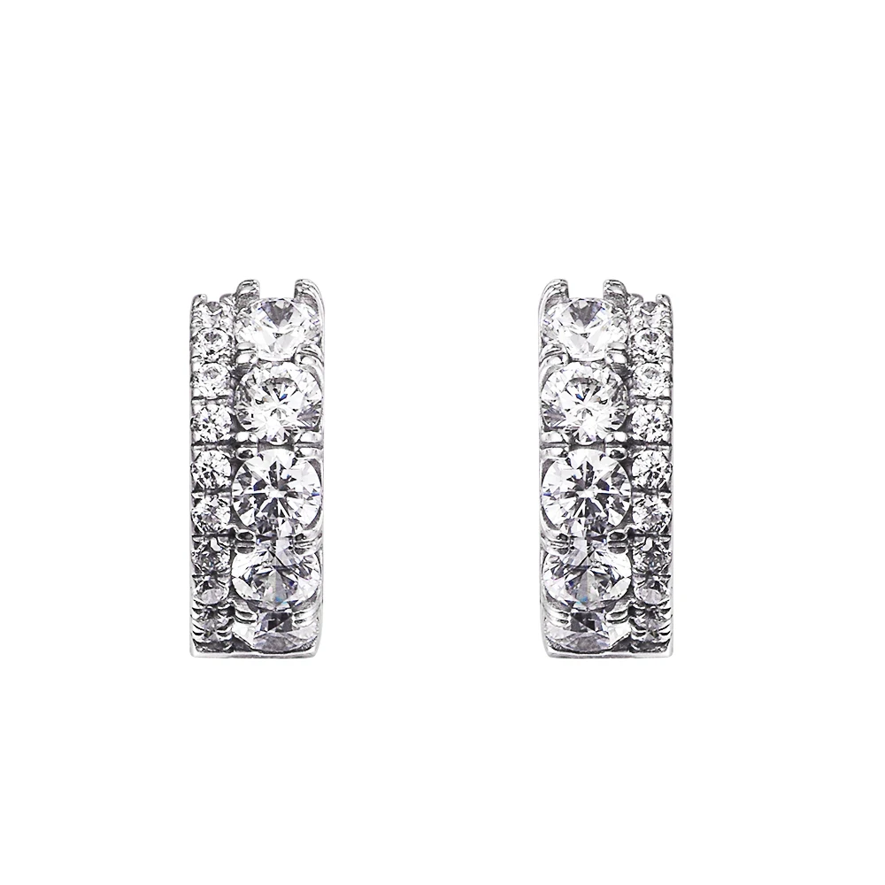 Christmas Double Band Pavé Hoop Earrings Sterling silver Jewelry Earrings For Woman Valentine's day Gift Fashion Earrings
Christmas Double Band Pavé Hoop Earrings Sterling silver Jewelry Earrings For Woman Valentine's day Gift Fashion Earrings