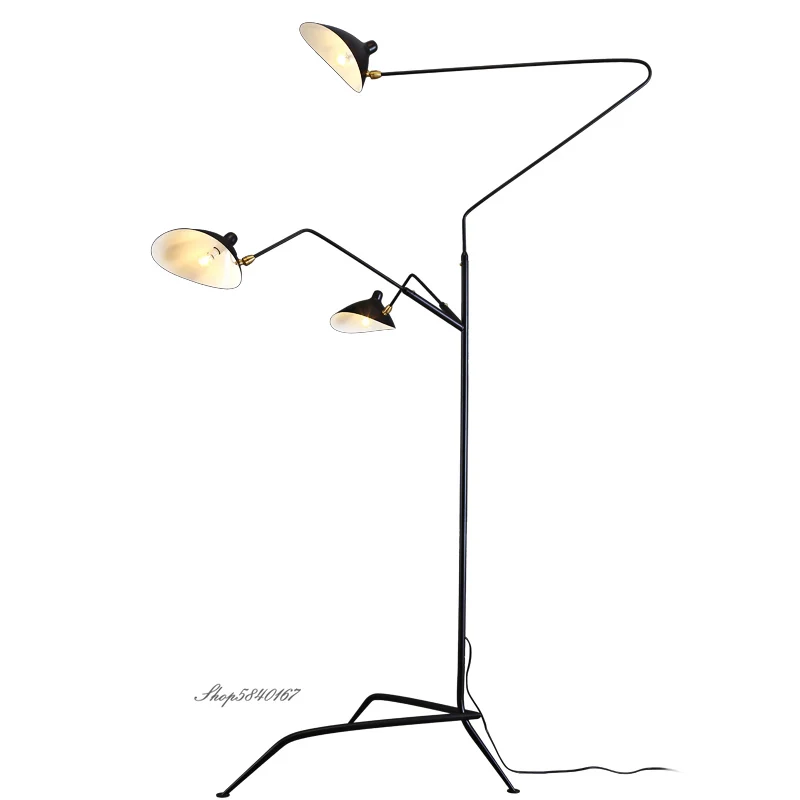 Nordic Designer Floor Lamp SERGE MOUILLE Standing Lamps for Living Room Study Bedroom Lamp E27 Iron Black Duckbill Floor Lights
Nordic Designer Floor Lamp SERGE MOUILLE Standing Lamps for Living Room Study Bedroom Lamp E27 Iron Black Duckbill Floor Lights