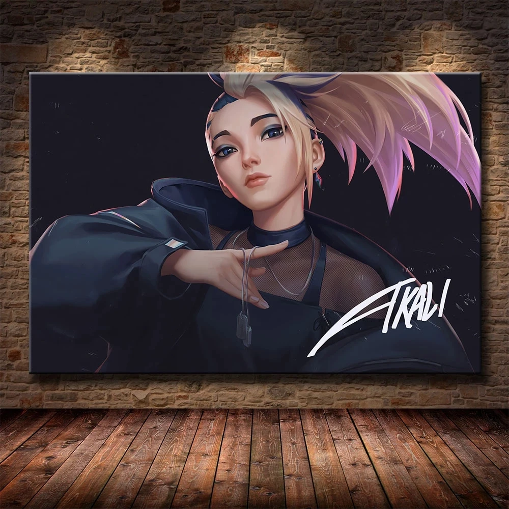 Classic Online Game Hero League Kda Skin Akali Kaisa Evelynn League Of Legends Prints Canvas Painting Wall Art Poster Home Decor
Classic Online Game Hero League Kda Skin Akali Kaisa Evelynn League Of Legends Prints Canvas Painting Wall Art Poster Home Decor