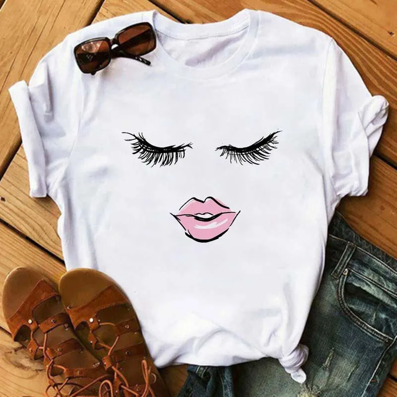 Harajuku 90s Cartoon Tshirt Lip Lipstick Tops Tee Women's Summer Streetwear Clothes Maycaur Fashion Tee Shirts Female T-shirt
Harajuku 90s Cartoon Tshirt Lip Lipstick Tops Tee Women's Summer Streetwear Clothes Maycaur Fashion Tee Shirts Female T-shirt