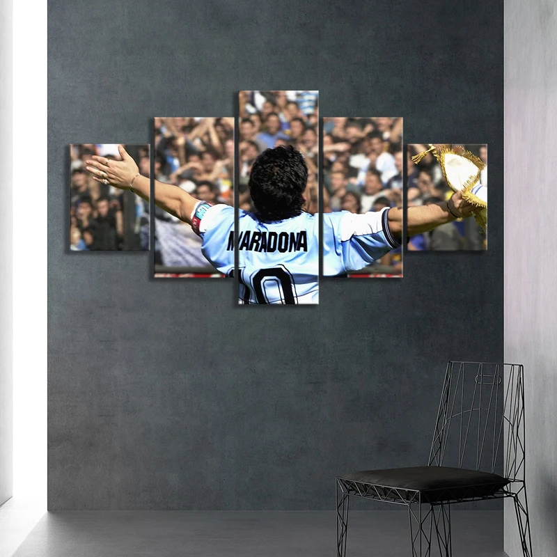 Five Piece Set Diego Maradona Poster Argentina Famous Football Star Wall Art Canvas Painting Home Decor Living Room Bedroom
Five Piece Set Diego Maradona Poster Argentina Famous Football Star Wall Art Canvas Painting Home Decor Living Room Bedroom