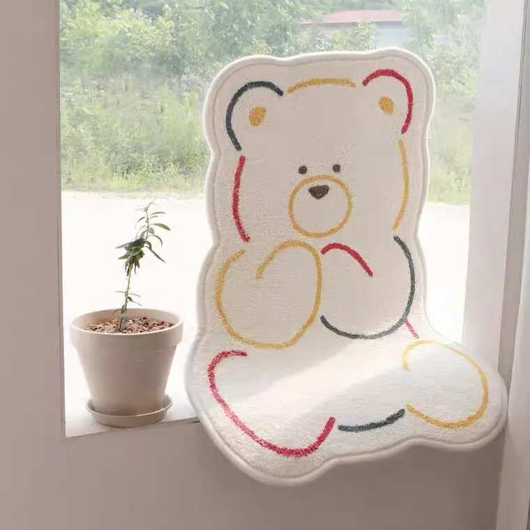 Entrance Door Mat Animal Bear Shaped Bath Rug Bathroom Non-Slip Toilet Carpet Absorbent Anti-Slip Doormat Dyed Not Printed
Entrance Door Mat Animal Bear Shaped Bath Rug Bathroom Non-Slip Toilet Carpet Absorbent Anti-Slip Doormat Dyed Not Printed