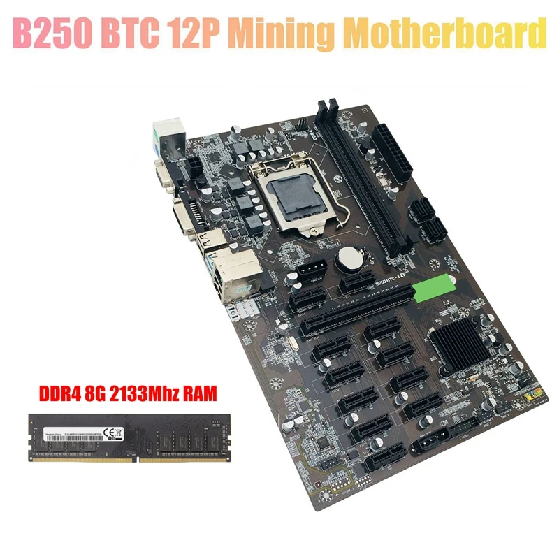 Оригинальная материнская плата для майнинга BTC с DDR4 8G 2133 МГц ОЗУ LGA 1151 DDR4 12X, слот для графической карты SATA3.0 USB3.0 для майнинга BTC
Оригинальная материнская плата для майнинга BTC с DDR4 8G 2133 МГц ОЗУ LGA 1151 DDR4 12X, слот для графической карты SATA3.0 USB3.0 для майнинга BTC