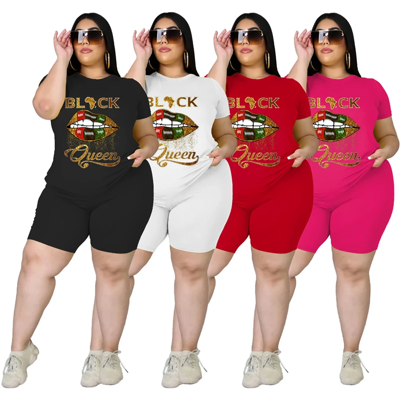 Summer Lips Tracksuit Set Stretch Loose Crop Top Casual Shorts Sets Plus Size 2 Piece Set Women Outfits Dropshipping Wholesale
Summer Lips Tracksuit Set Stretch Loose Crop Top Casual Shorts Sets Plus Size 2 Piece Set Women Outfits Dropshipping Wholesale