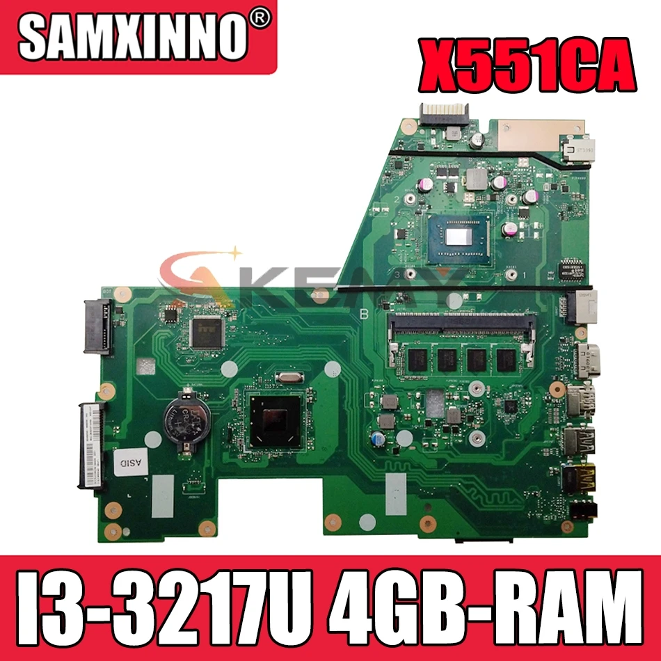 Akemy X551CA материнская плата для ноутбука ASUS X551CAP X551C оригинальная материнская плата I3-3217U 4GB-RAM 1xSlot 
Akemy X551CA материнская плата для ноутбука ASUS X551CAP X551C оригинальная материнская плата I3-3217U 4GB-RAM 1xSlot