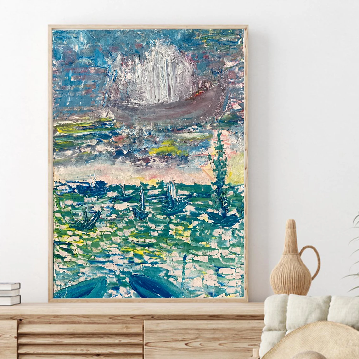 Landscape Oil Painting Abstract Art Poster Nordic Style Canvas Painting Modern Home Wall Decoration Printing 
Landscape Oil Painting Abstract Art Poster Nordic Style Canvas Painting Modern Home Wall Decoration Printing