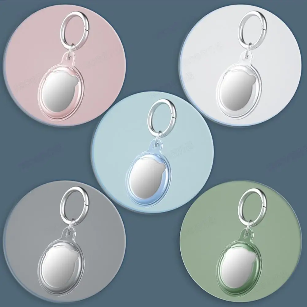 For Apple AirTag Clear Case Silicone Protector Cover Silicone Case Protective Shockproof With Keychain Anti-fall Anti-scrat C6V0
For Apple AirTag Clear Case Silicone Protector Cover Silicone Case Protective Shockproof With Keychain Anti-fall Anti-scrat C6V0