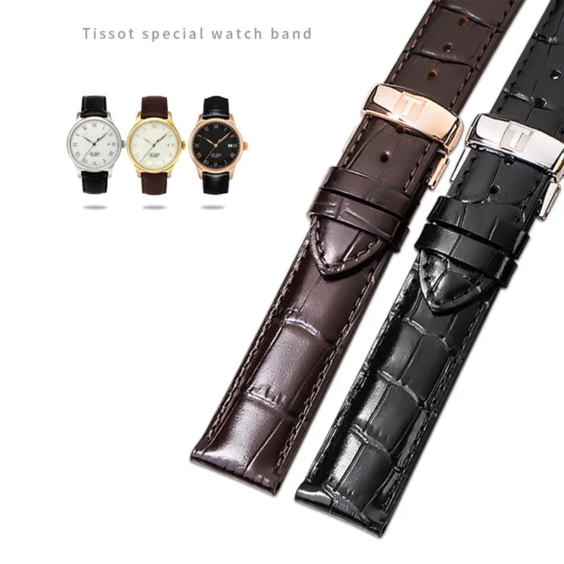 Ремешок из натуральной кожи для часов Tissot Lilock 19/20/21/22 мм 1853|Ремешки часов| |