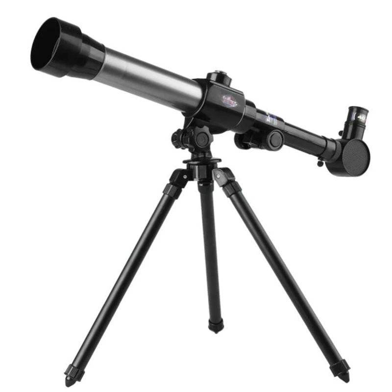 

Детский телескоп, со штативом, 20X-30X-40X рефрактор астрономический монокулярный телескоп, для детей, начинающих и т. д.