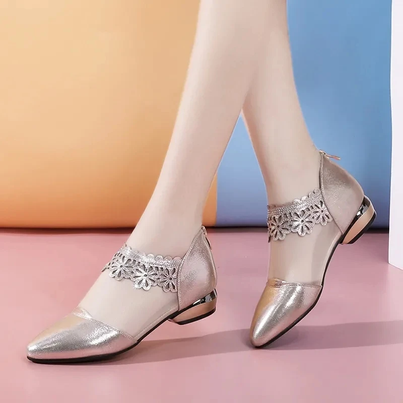 Ladies lace singe summer shoes for women sexy breathable heels zipper pointed toe pumps womans shoe
Ladies lace singe summer shoes for women sexy breathable heels zipper pointed toe pumps womans shoe