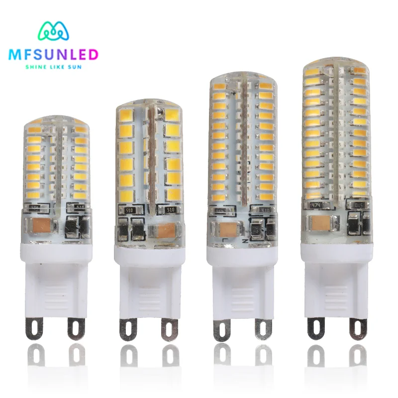 

4pcs G9 LED 3W 4W 5W 6W 220V LED G9 Lamp Led bulb SMD 2835 3014 LED G9 light Replace 30W/60W halogen lamp light Cold/Warm white