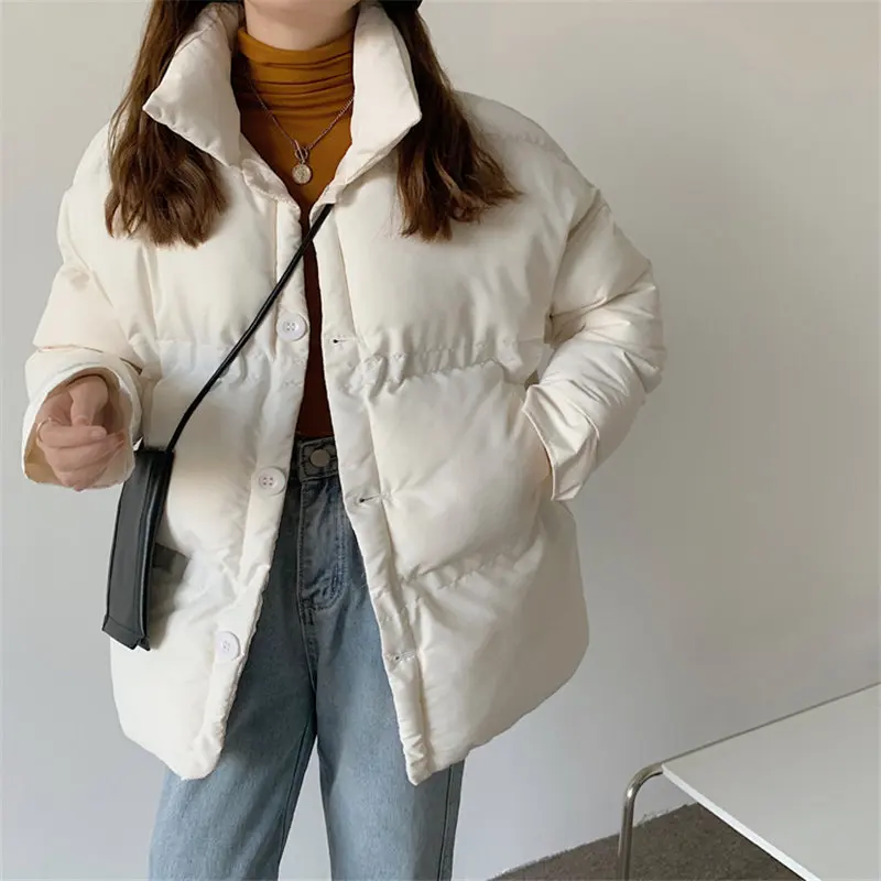 HziriP 2021 Apricot Winter Loose Casual Hot Women Cotton Solid Brief Fashion Outwear Stylish All-Match Thick Warm Basic Jackets 
HziriP 2021 Apricot Winter Loose Casual Hot Women Cotton Solid Brief Fashion Outwear Stylish All-Match Thick Warm Basic Jackets