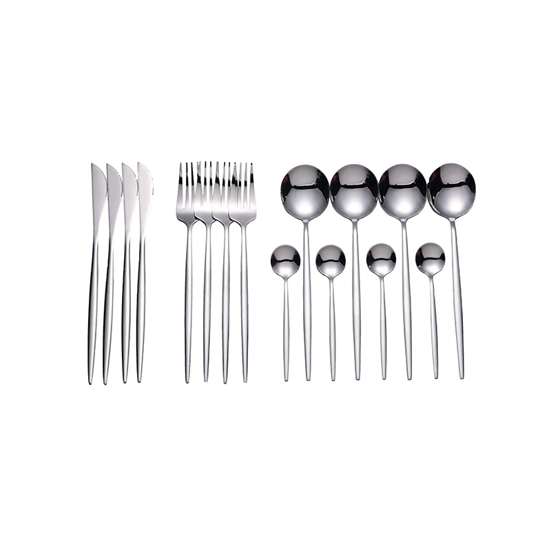 Lingeafey Reusable Dinner Set Forks Knives Spoons Stainless Steel Cutlery Tableware 16Pcs Silverware Dinnerware Set Gift Set Box
Lingeafey Reusable Dinner Set Forks Knives Spoons Stainless Steel Cutlery Tableware 16Pcs Silverware Dinnerware Set Gift Set Box