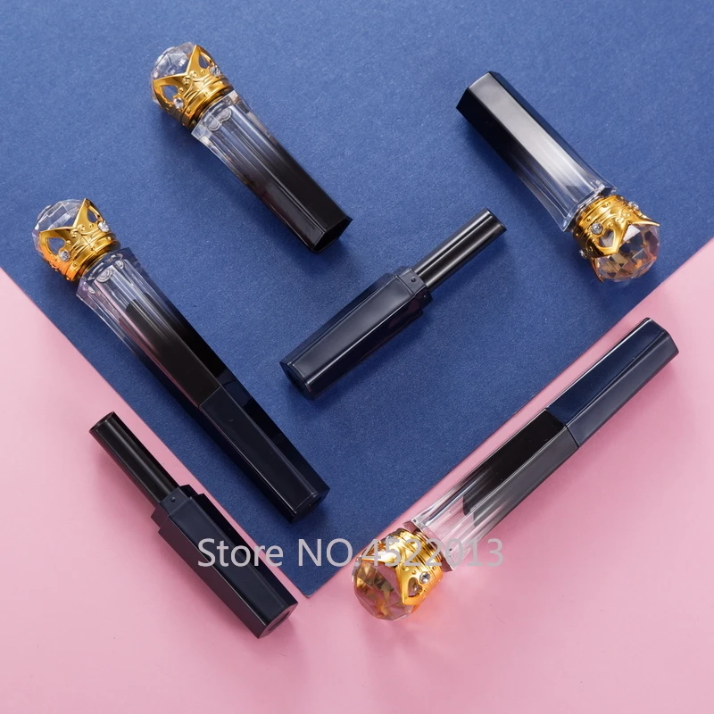 

10/30/50pcs Diamond Black Gold Direct Hot Filling DIY Empty Lipstick Tube Lip Balm Container Lipstick Shell Packaging Cosmetics