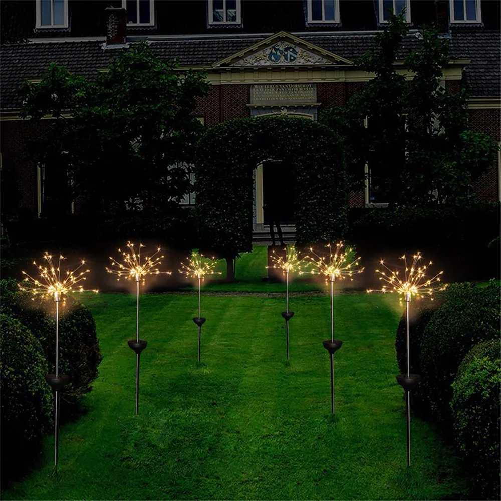 2pcs Solar Powered 90/150leds Copper wire Starburst Firework LED String Light Christmas Wedding Garden Landscape Path Lawn Lamp
2pcs Solar Powered 90/150leds Copper wire Starburst Firework LED String Light Christmas Wedding Garden Landscape Path Lawn Lamp