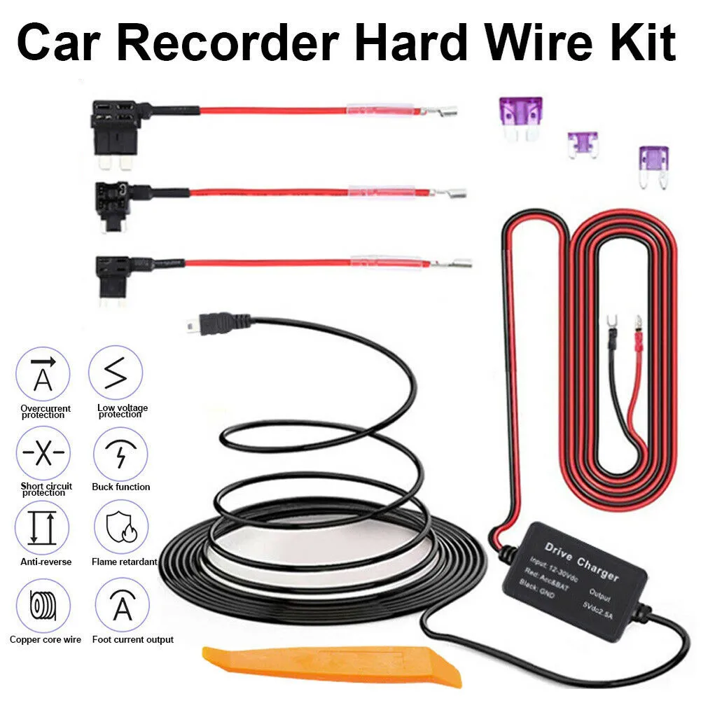 1pcs 12-24V Mini USB Car Dash Cam Hard Wire Kit Recorder Step-down Line High Quality Car Accessories
1pcs 12-24V Mini USB Car Dash Cam Hard Wire Kit Recorder Step-down Line High Quality Car Accessories