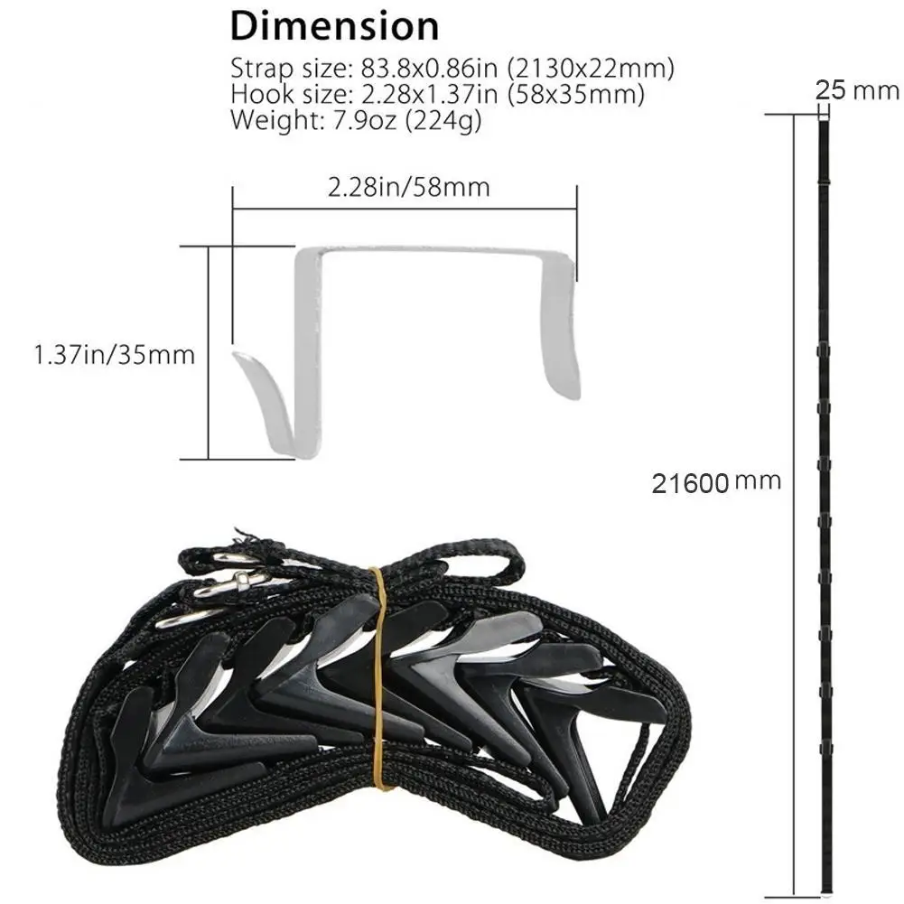 New Popular Adjustable Over Door Straps Hanger Hat Rack Coat Hooks 8 Organizer Bag Rack Clothes C0U7
New Popular Adjustable Over Door Straps Hanger Hat Rack Coat Hooks 8 Organizer Bag Rack Clothes C0U7