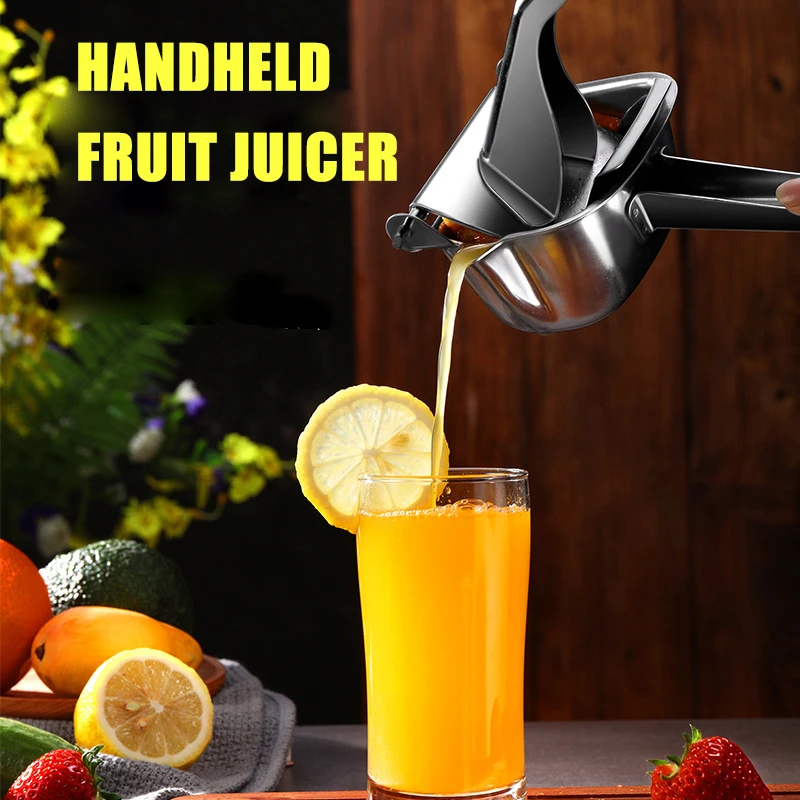 Handheld Fruit Juicer 304 Stainless Steel Squeezes Juicer Hand Pressure Fruit Squeezer Manual Juicer Fruit Portable Fruit Tools
Handheld Fruit Juicer 304 Stainless Steel Squeezes Juicer Hand Pressure Fruit Squeezer Manual Juicer Fruit Portable Fruit Tools