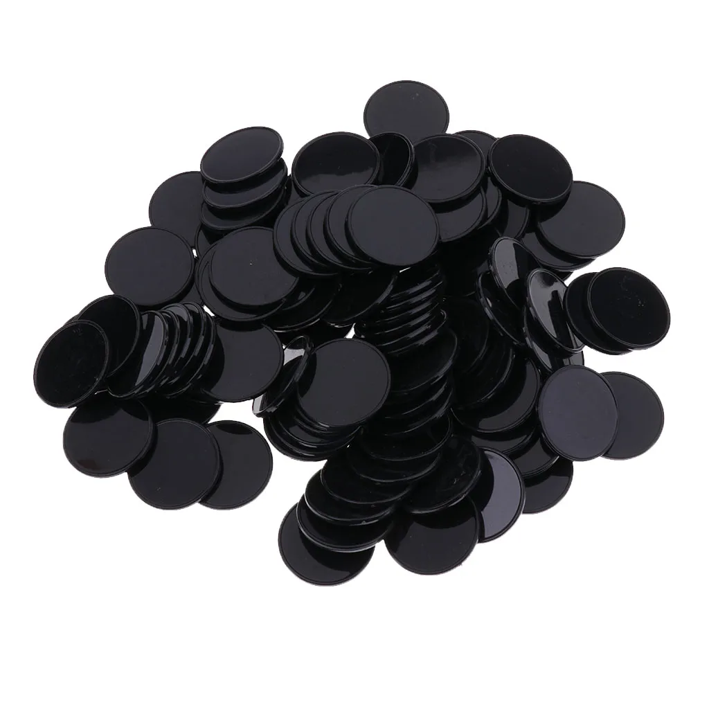 100x Round Casion Plastic Poker Card Counting Bingo Chips Board Games Markers Tokens Chips Markers Party Supplies Black
100x Round Casion Plastic Poker Card Counting Bingo Chips Board Games Markers Tokens Chips Markers Party Supplies Black