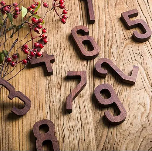 Black Walnut Number Decorative Numeral Combination Wall Decoration DIY Arabic Numerals Home Decoration Wooden House number
Black Walnut Number Decorative Numeral Combination Wall Decoration DIY Arabic Numerals Home Decoration Wooden House number
