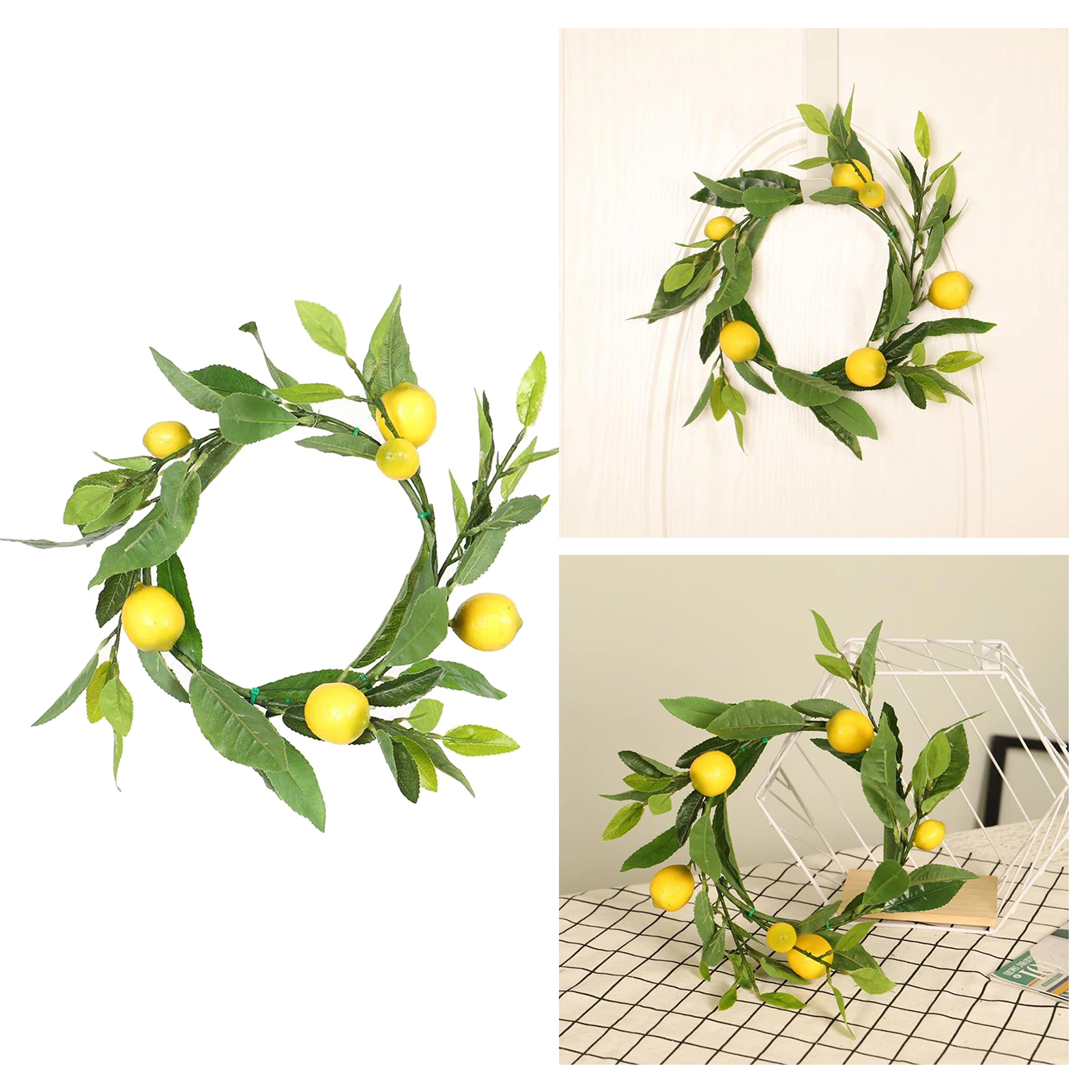 Lemon Wreath for Harvest Festival Thanksgiving, Wedding,Party,Shop, Office,Wall
Lemon Wreath for Harvest Festival Thanksgiving, Wedding,Party,Shop, Office,Wall