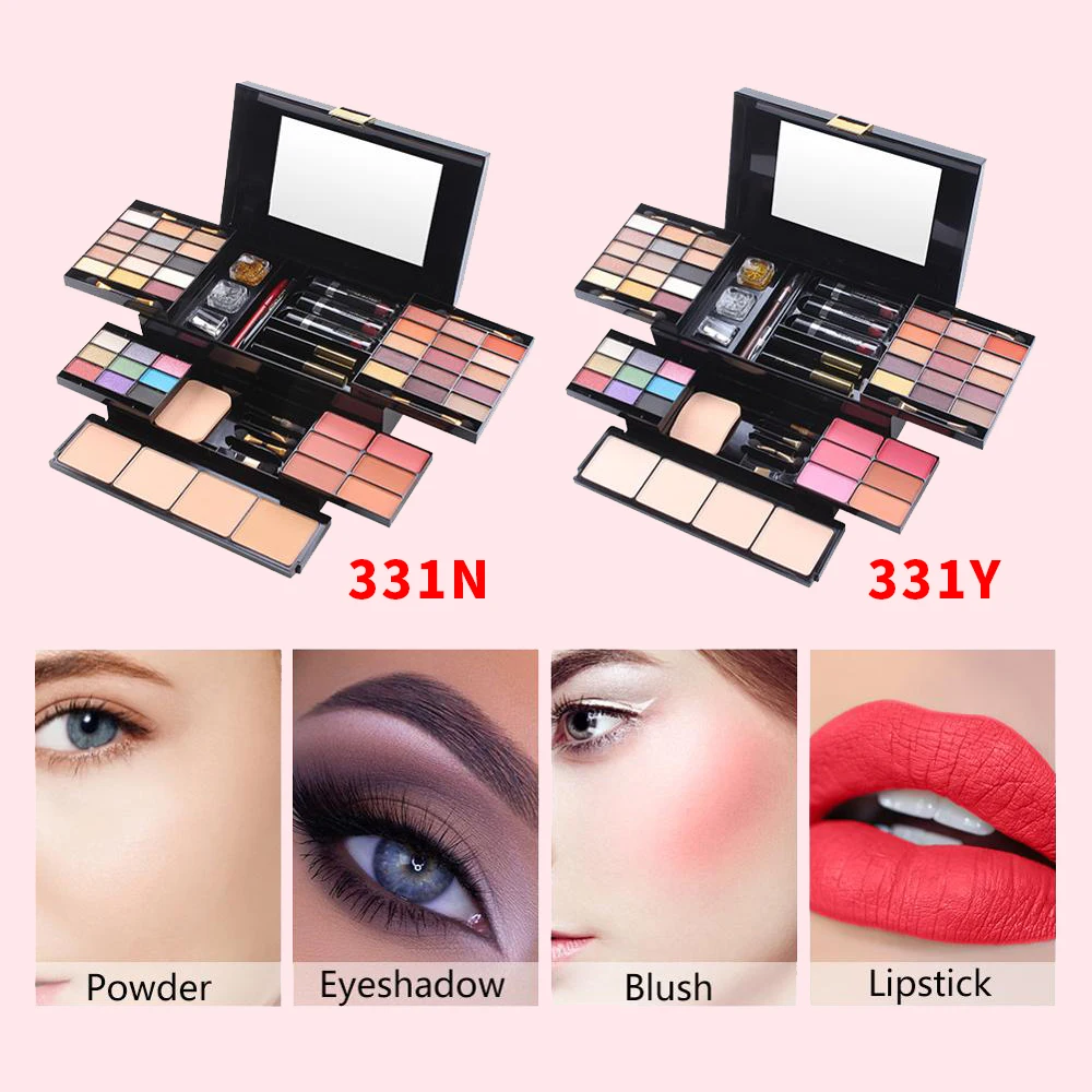40 Colors 39 Colors Makeup Set Shimmer Matte Glitter Eyeshadow Palette Professional Blush Lipstick Eyeliner Mascara Makeup Kit
40 Colors 39 Colors Makeup Set Shimmer Matte Glitter Eyeshadow Palette Professional Blush Lipstick Eyeliner Mascara Makeup Kit