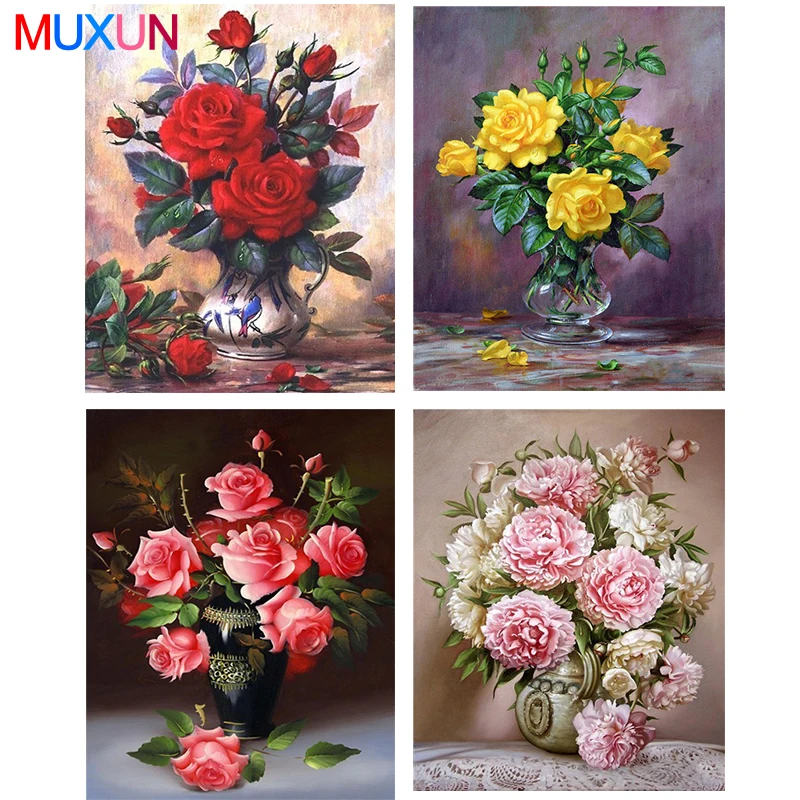Muxun 5D алмазная картина природа полный квадратный алмаз в альбомной ориентации