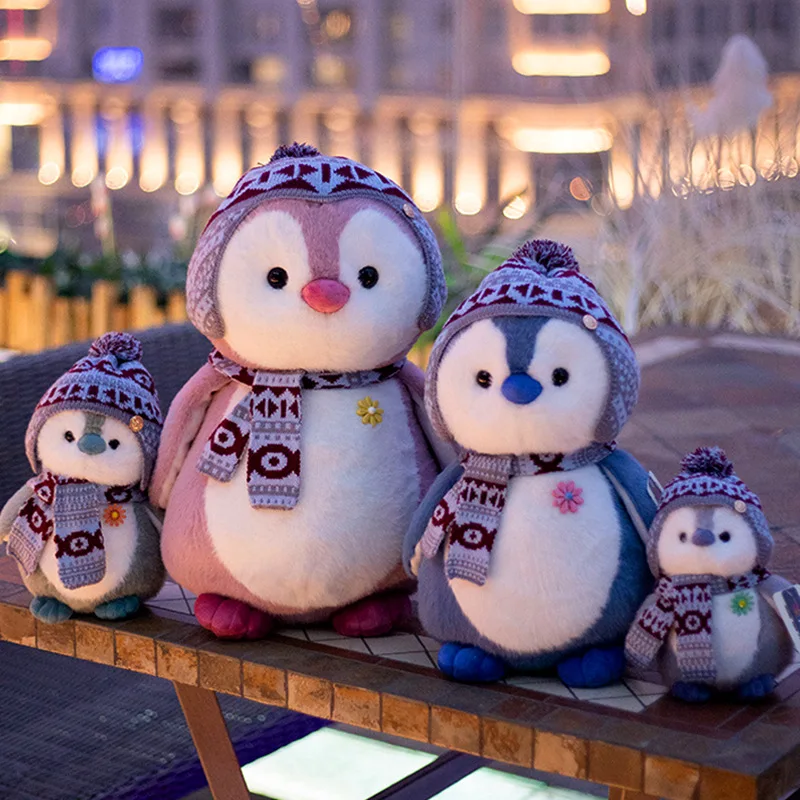 Cute Stuffed Animal Wearing Scarf Sweater Hat Penguin Plushies Dolls Stuffed Snow Cap Penguin Toys For Children Xmas Birthday
Cute Stuffed Animal Wearing Scarf Sweater Hat Penguin Plushies Dolls Stuffed Snow Cap Penguin Toys For Children Xmas Birthday