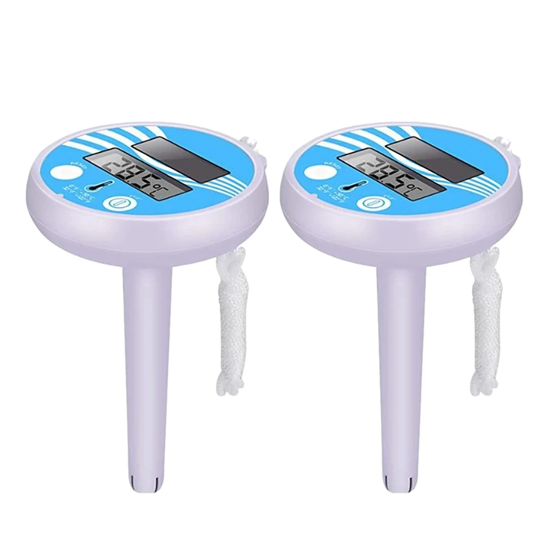 2 Pcs Solar Swimming Pool Thermometer , Floating Swimming Pool Thermometer, Shock Resistant for Swimming Pools
2 Pcs Solar Swimming Pool Thermometer , Floating Swimming Pool Thermometer, Shock Resistant for Swimming Pools