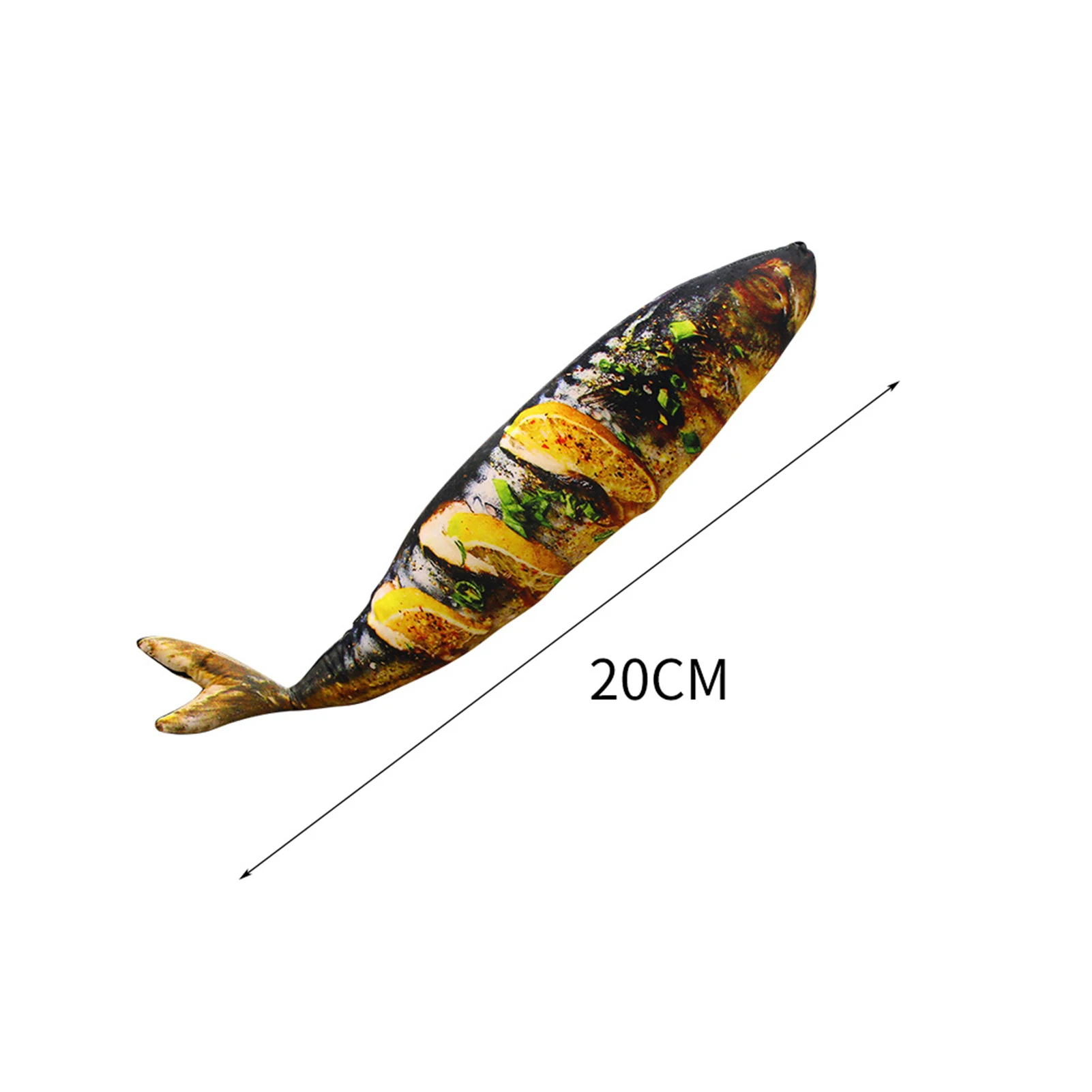 20cm 3D Comfortable Fish-shape Food Pillow Innovative PP Cotton Simulation Cushion Doll Toy For Home Office
20cm 3D Comfortable Fish-shape Food Pillow Innovative PP Cotton Simulation Cushion Doll Toy For Home Office