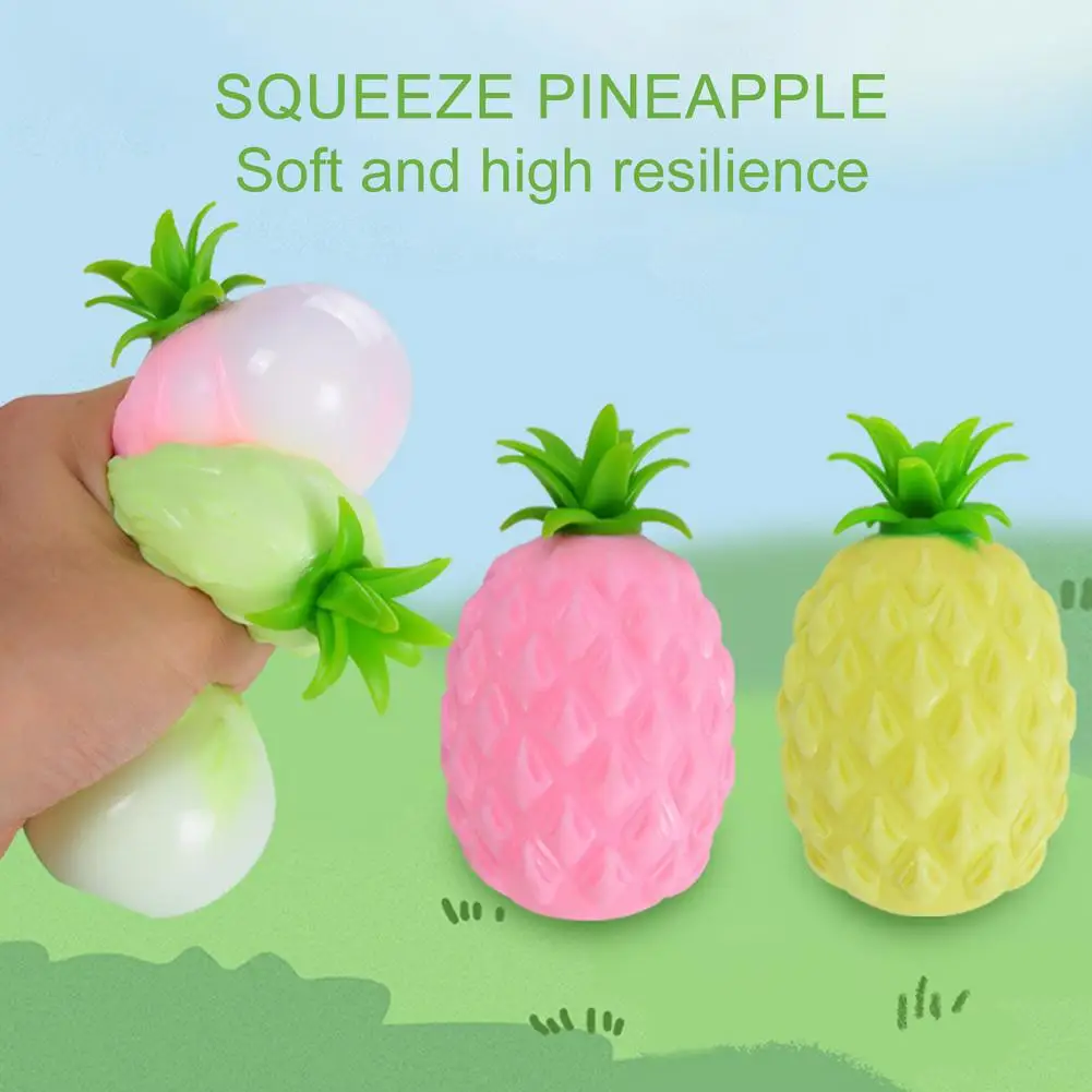 Pineapple Anti Stress Squeeze Ball Funny Gadget TRP Sensory Decompression Toys For Kids Adults Gifts Autism Hand Wrist Toy
Pineapple Anti Stress Squeeze Ball Funny Gadget TRP Sensory Decompression Toys For Kids Adults Gifts Autism Hand Wrist Toy