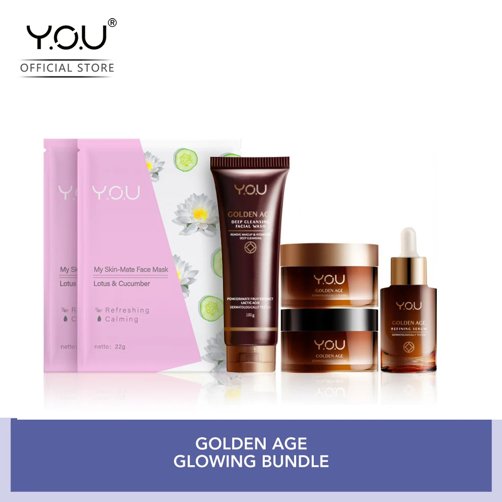 YOU Golden Age Complete Protect Deepest Skin Reduces Premature Aging Anti-Aging Face Skin Care Products Set Free Honey Skin Mask
YOU Golden Age Complete Protect Deepest Skin Reduces Premature Aging Anti-Aging Face Skin Care Products Set Free Honey Skin Mask