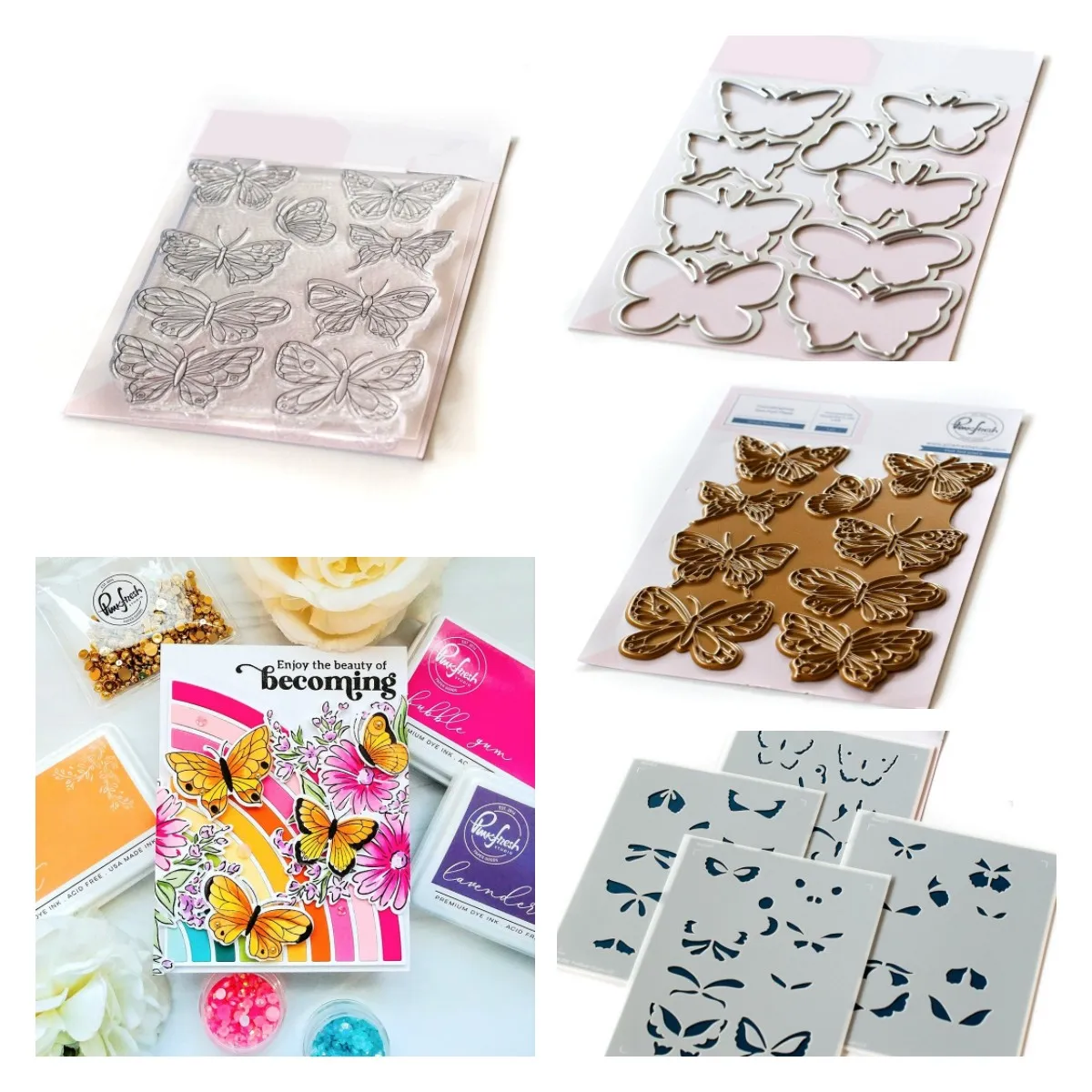 Summer New Butterflies Cutting Dies Stamps Stencil Hot Foil Scrapbook Diary Decoration Stencil Embossing Template DIY Handmade
Summer New Butterflies Cutting Dies Stamps Stencil Hot Foil Scrapbook Diary Decoration Stencil Embossing Template DIY Handmade