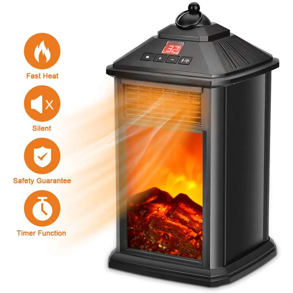 Portable Fireplace Electric Heater 800W with Adjustable Thermostat Overheat Protection KSI999
Portable Fireplace Electric Heater 800W with Adjustable Thermostat Overheat Protection KSI999