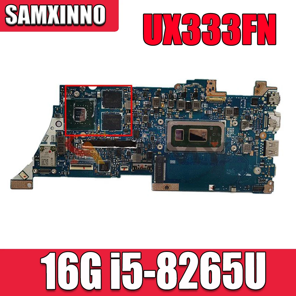 Akemy ASUS ZenBook 13 UX333F UX333FN UX333 U3300F Laotop Mainboard UX333F Motherboard W/ 16G i5-8265U V2G-GPU 
Akemy ASUS ZenBook 13 UX333F UX333FN UX333 U3300F Laotop Mainboard UX333F Motherboard W/ 16G i5-8265U V2G-GPU