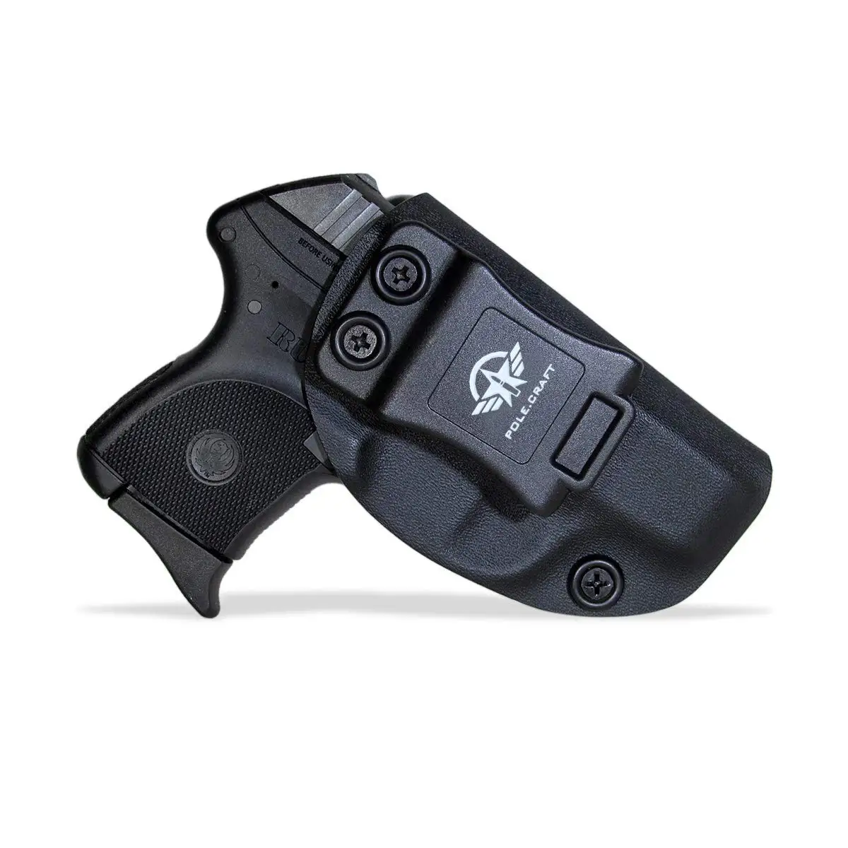 POLE.CRAFT Ruger LCP 380 Holster IWB Kydex Holster Custom Fit: Ruger LCP 380 Auto Pistol - Inside Waistband Concealed Carry
POLE.CRAFT Ruger LCP 380 Holster IWB Kydex Holster Custom Fit: Ruger LCP 380 Auto Pistol - Inside Waistband Concealed Carry