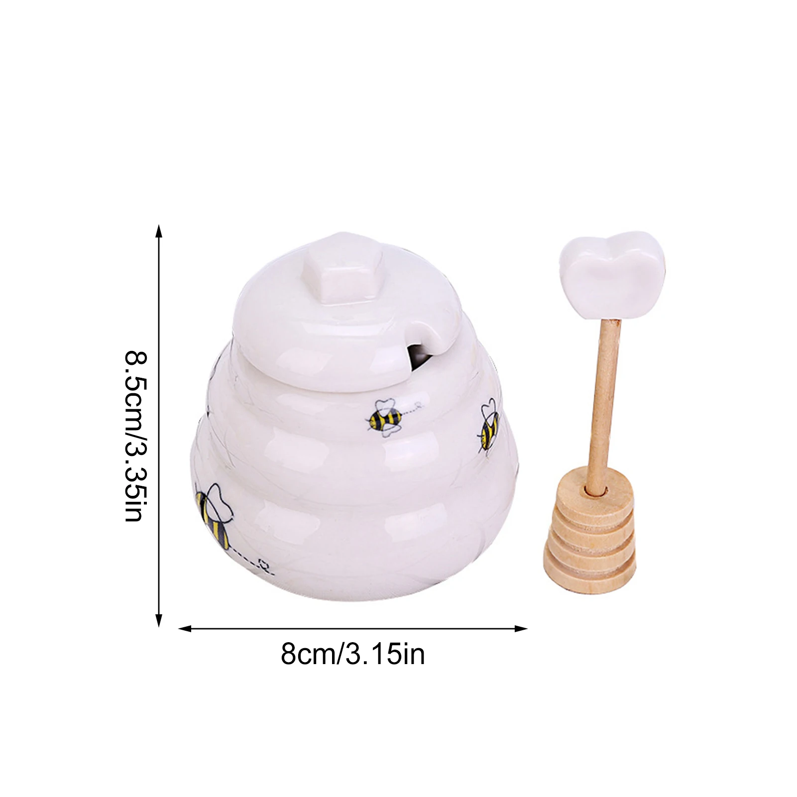 Nordic Minimalist Mini Ceramic Honey Jar Household Seasoning Jar Newborn Gift Bee Jar Home Decoration Ornaments
Nordic Minimalist Mini Ceramic Honey Jar Household Seasoning Jar Newborn Gift Bee Jar Home Decoration Ornaments