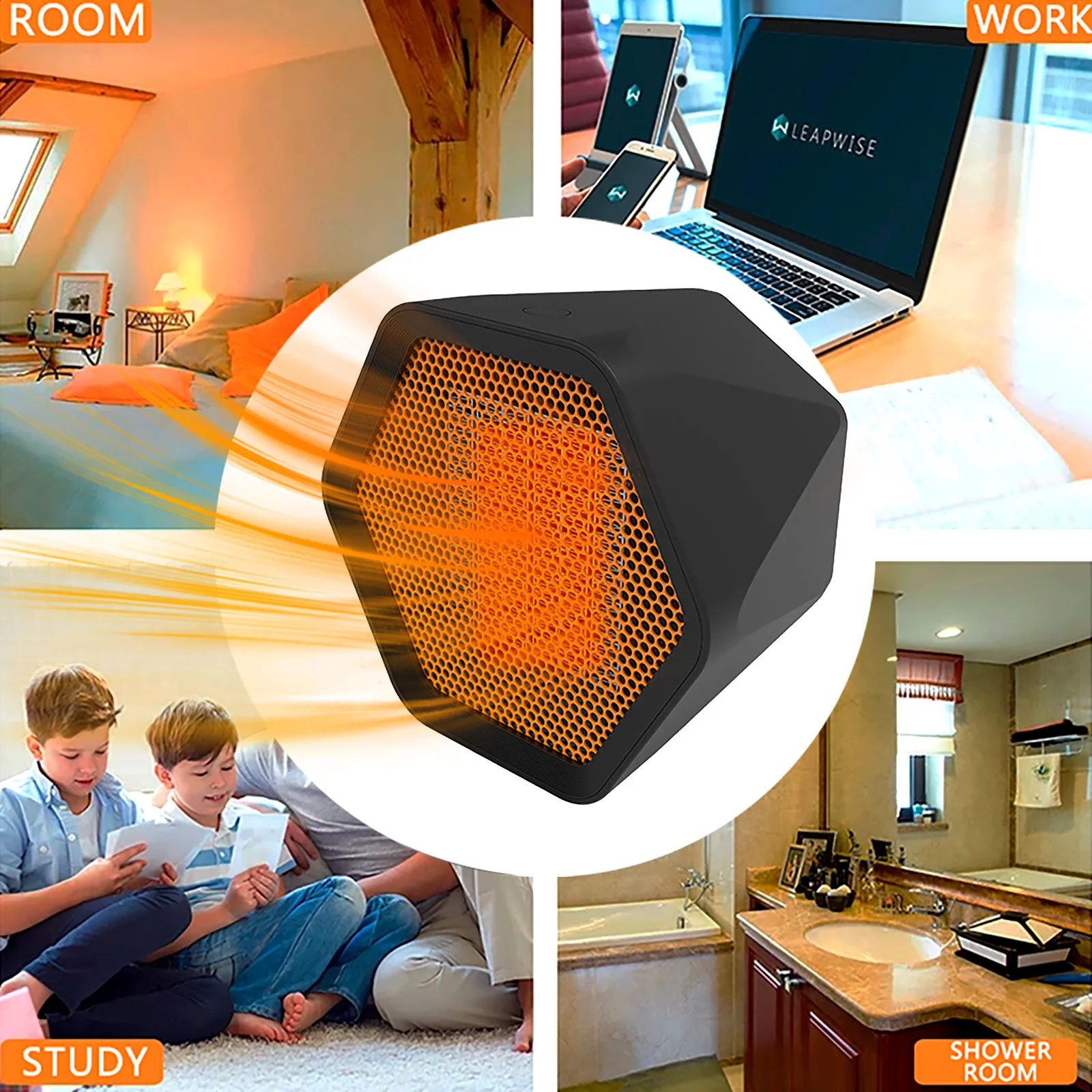 Space Heater Personal Portable Electric Heaters Fan With Ceramic Heating For Office Home Indoor Electric Heating
Space Heater Personal Portable Electric Heaters Fan With Ceramic Heating For Office Home Indoor Electric Heating