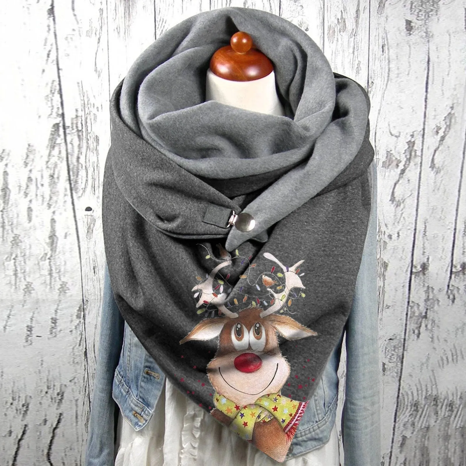 Women Winter Autumn Scarf Fashion Merry Christmas Printing Button Soft Wrap Casual Warm Scarves Shawls Foulard Neck Bandana
Women Winter Autumn Scarf Fashion Merry Christmas Printing Button Soft Wrap Casual Warm Scarves Shawls Foulard Neck Bandana