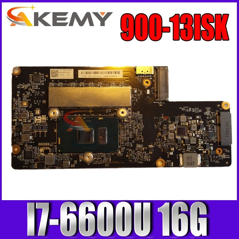 Applicable to YOGA 900-13ISK Notebook Motherboard I7- 6600U UMA 16G Number NM-A781 FRU 5B20L02204 5B20L02207
Applicable to YOGA 900-13ISK Notebook Motherboard I7- 6600U UMA 16G Number NM-A781 FRU 5B20L02204 5B20L02207