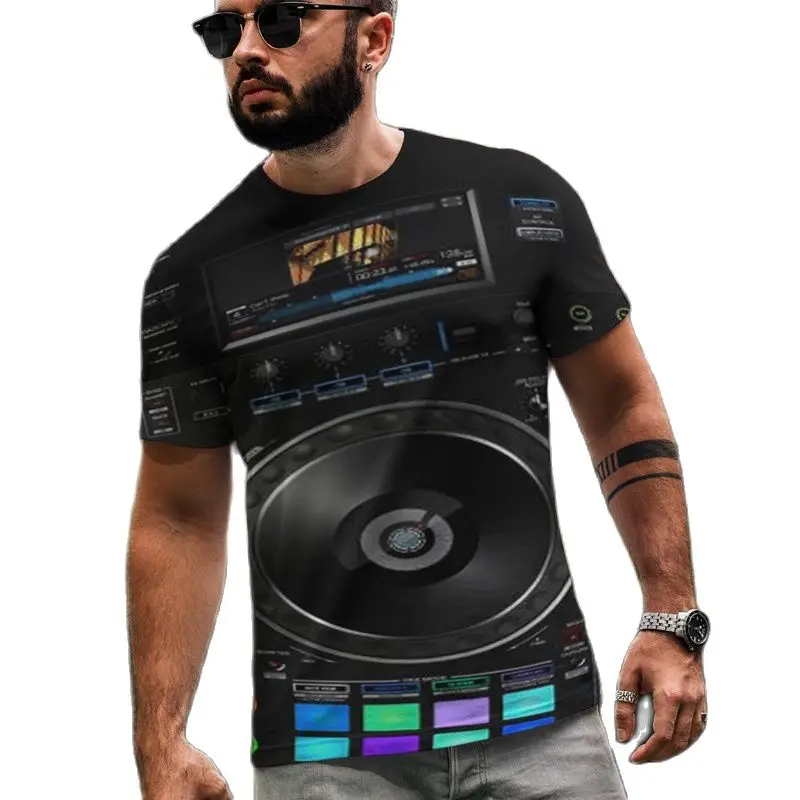 2021 summer new style DJ men's T-shirt high-quality T-shirt DJ host short-sleeved 3D printing casual T-shirt large size XXS-6XL
2021 summer new style DJ men's T-shirt high-quality T-shirt DJ host short-sleeved 3D printing casual T-shirt large size XXS-6XL